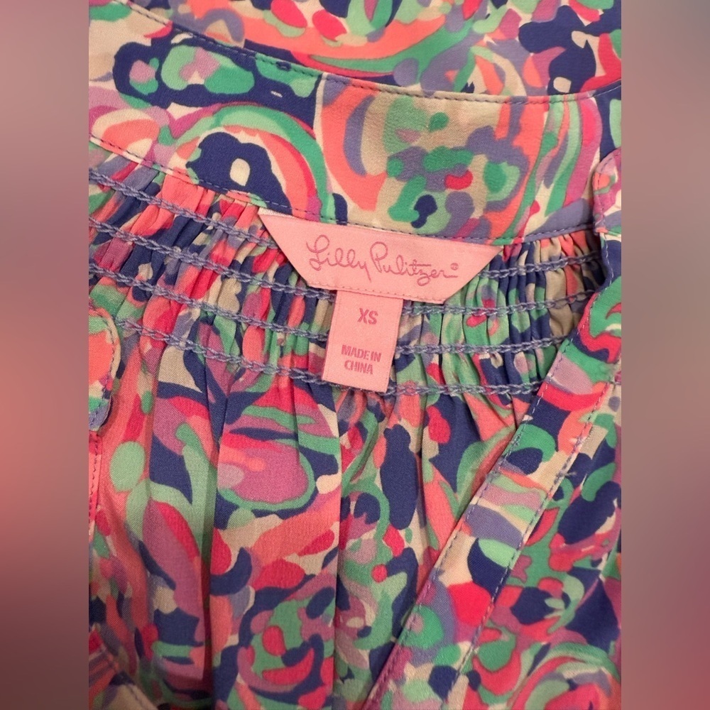 Lilly Pulitzer Elsa Silk Top​​​​ - Picture 6 of 7